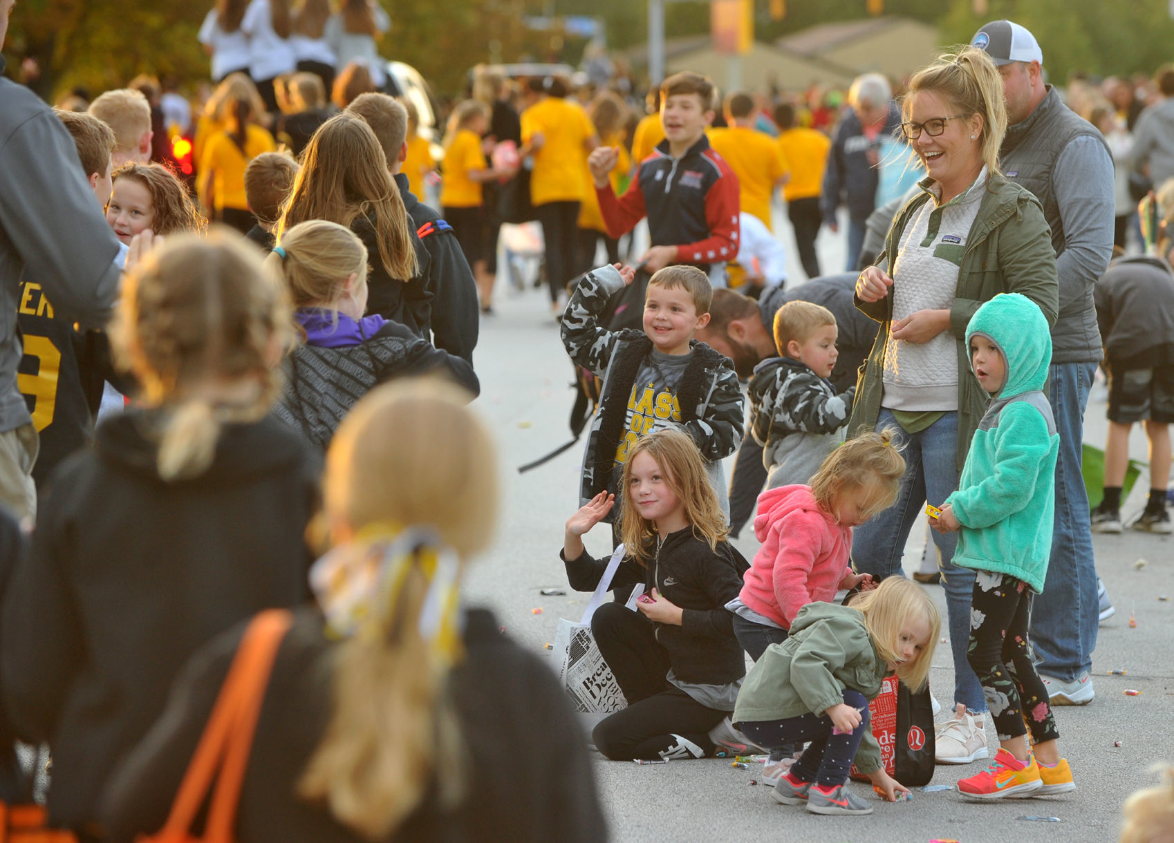 Bettendorf High School homecoming parade.